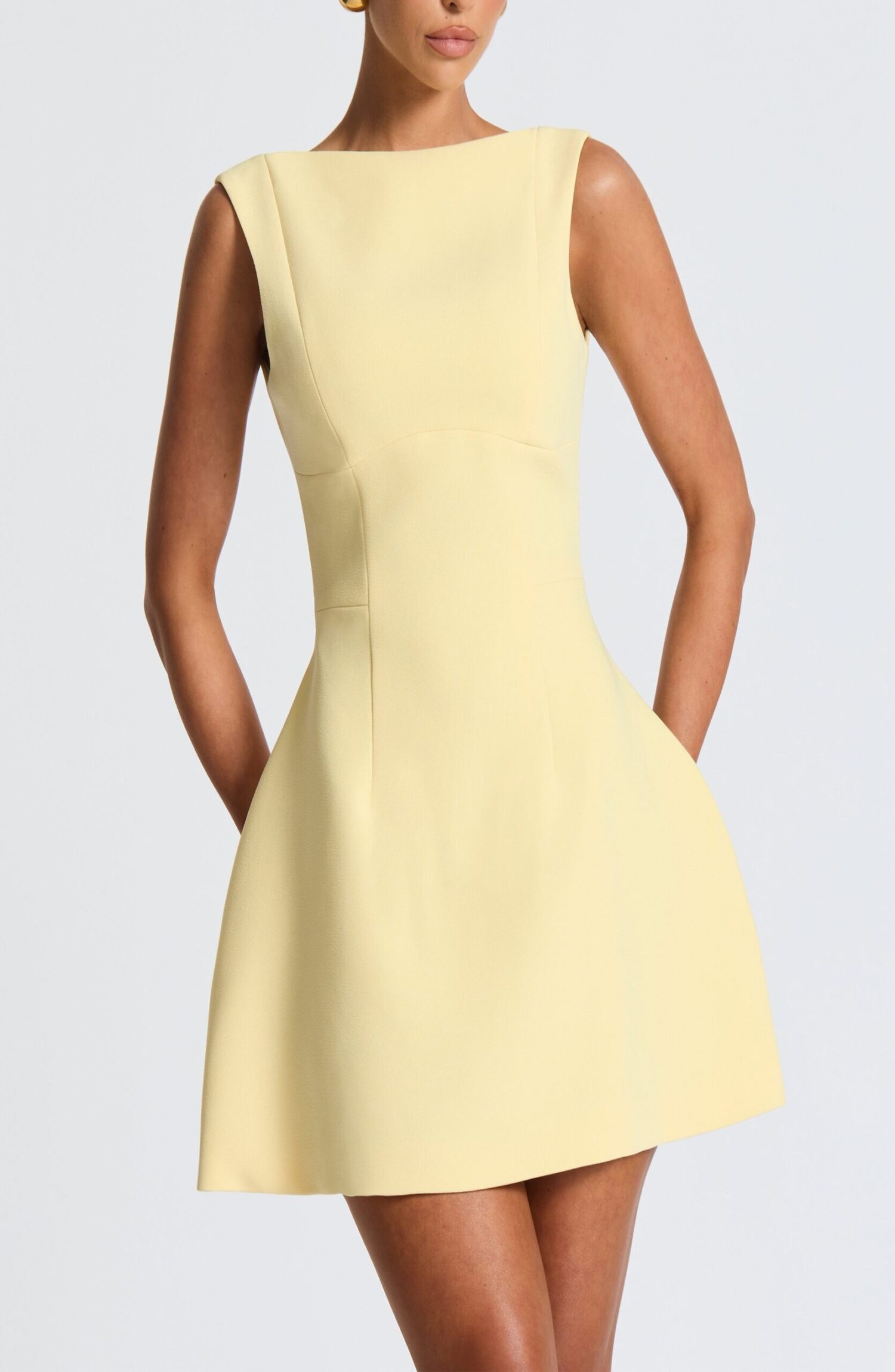 Alana Mini Dress Lemon