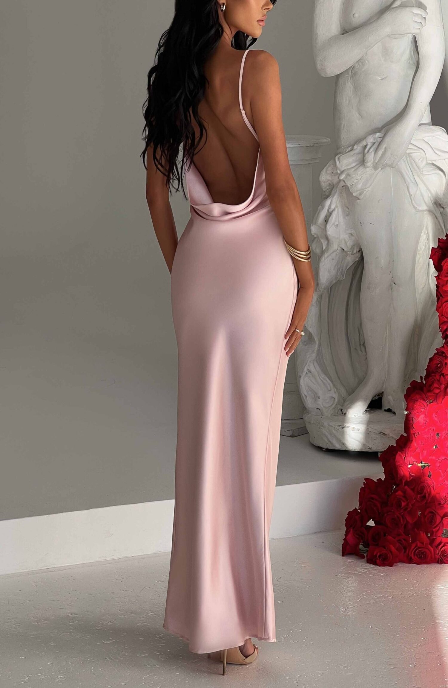 Celestina Maxi Dress Blush - Image 2