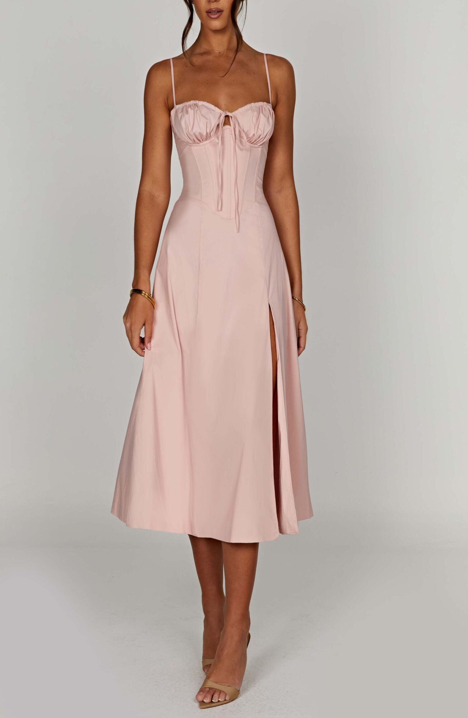Deanna Midi Dress - Blush - Image 7