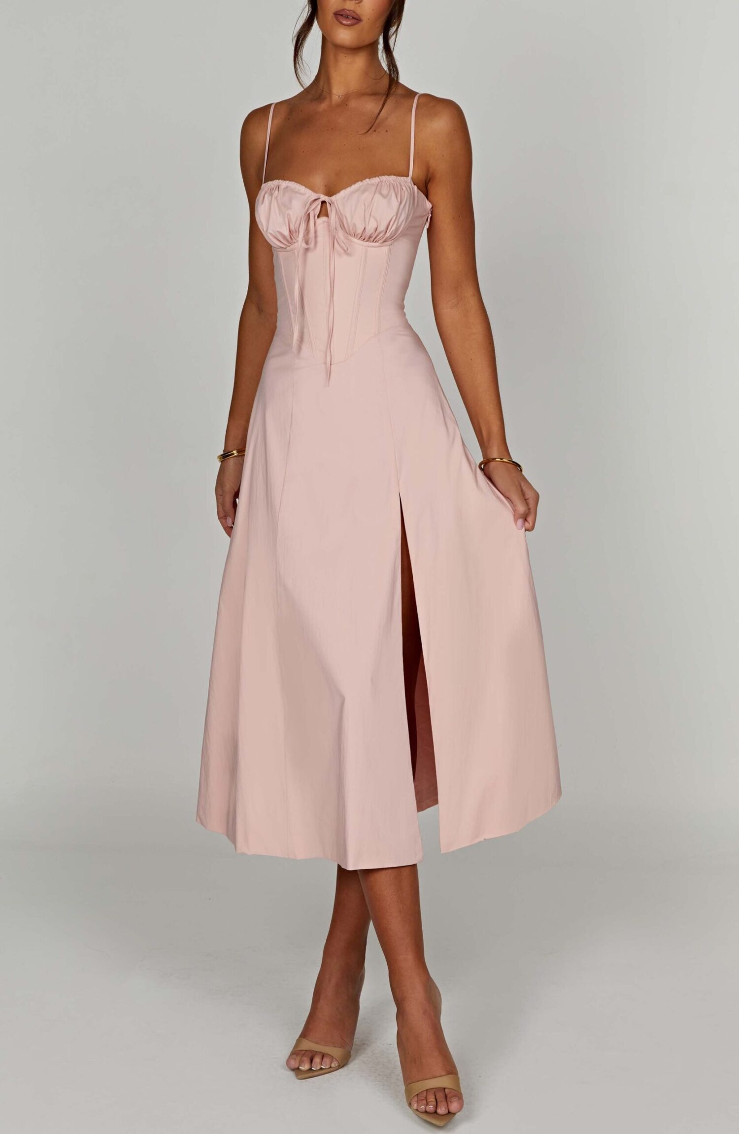 Deanna Midi Dress - Blush - Image 10