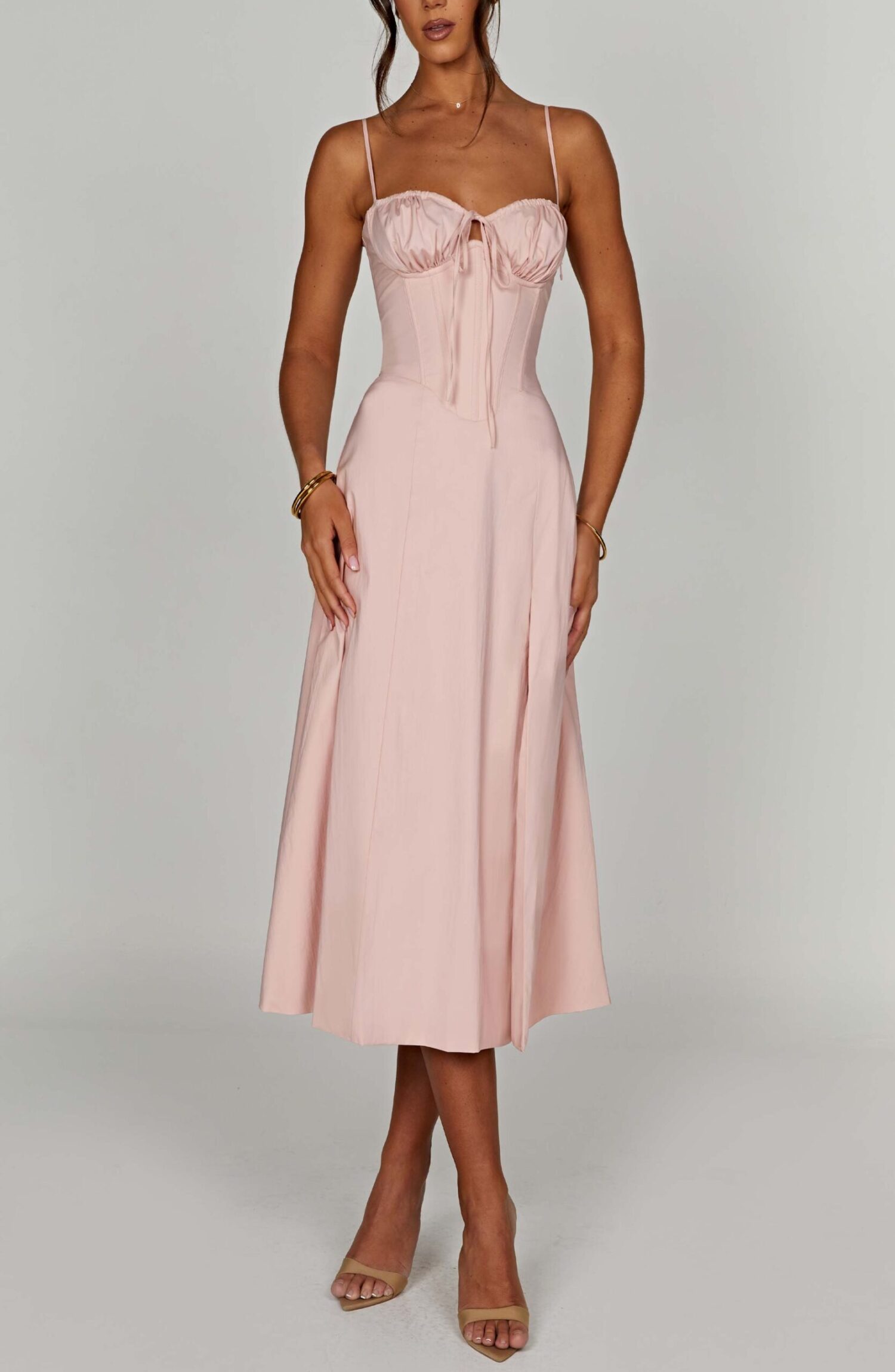Deanna Midi Dress - Blush - Image 9