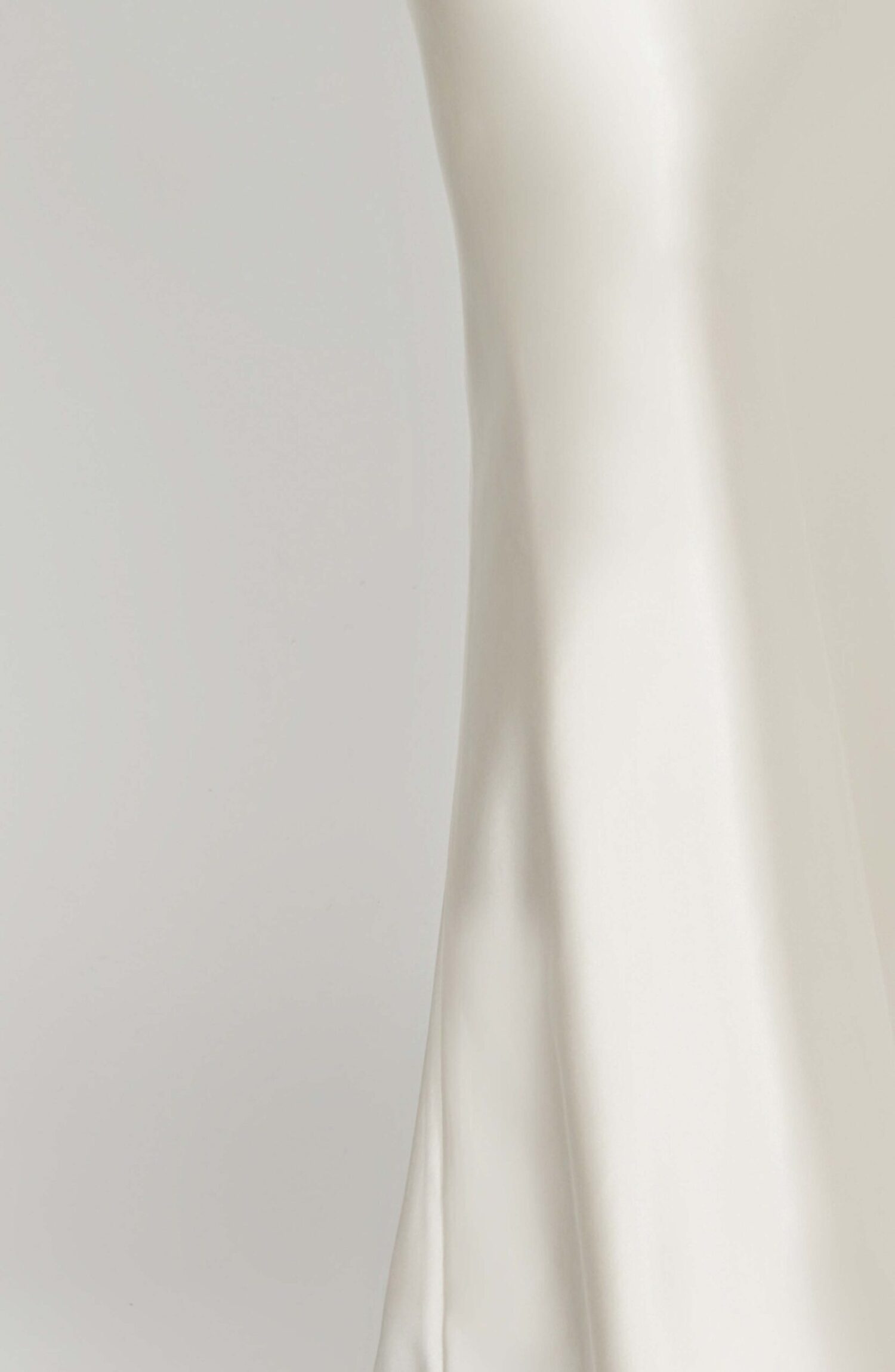 Fenty Ivory Maxi Dress - Premium Satin, Plunge Neck, Low Back - Image 7