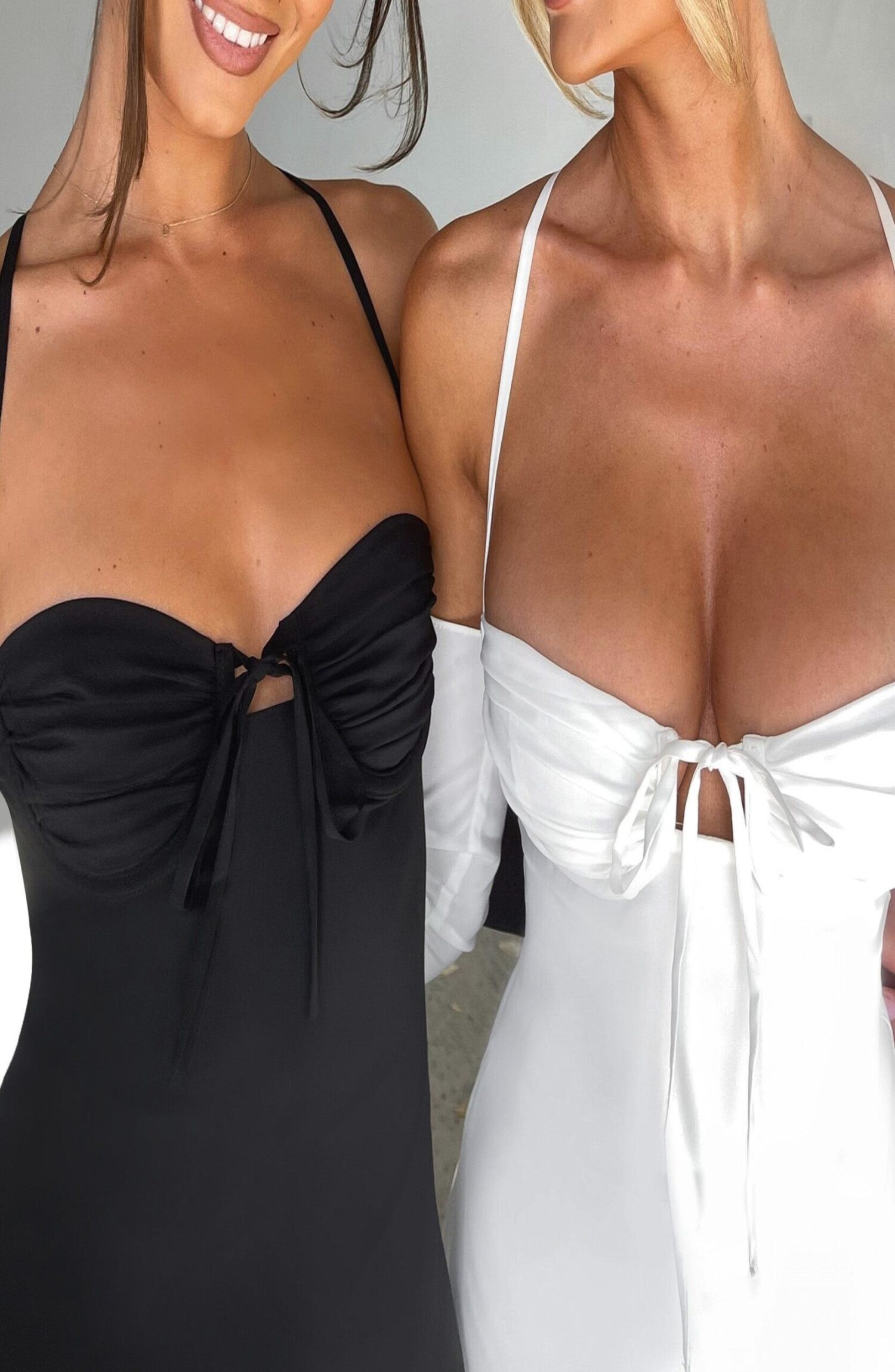 Fiona Ivory Chiffon Off-Shoulder Mini Dress with Plunging Back - Image 19