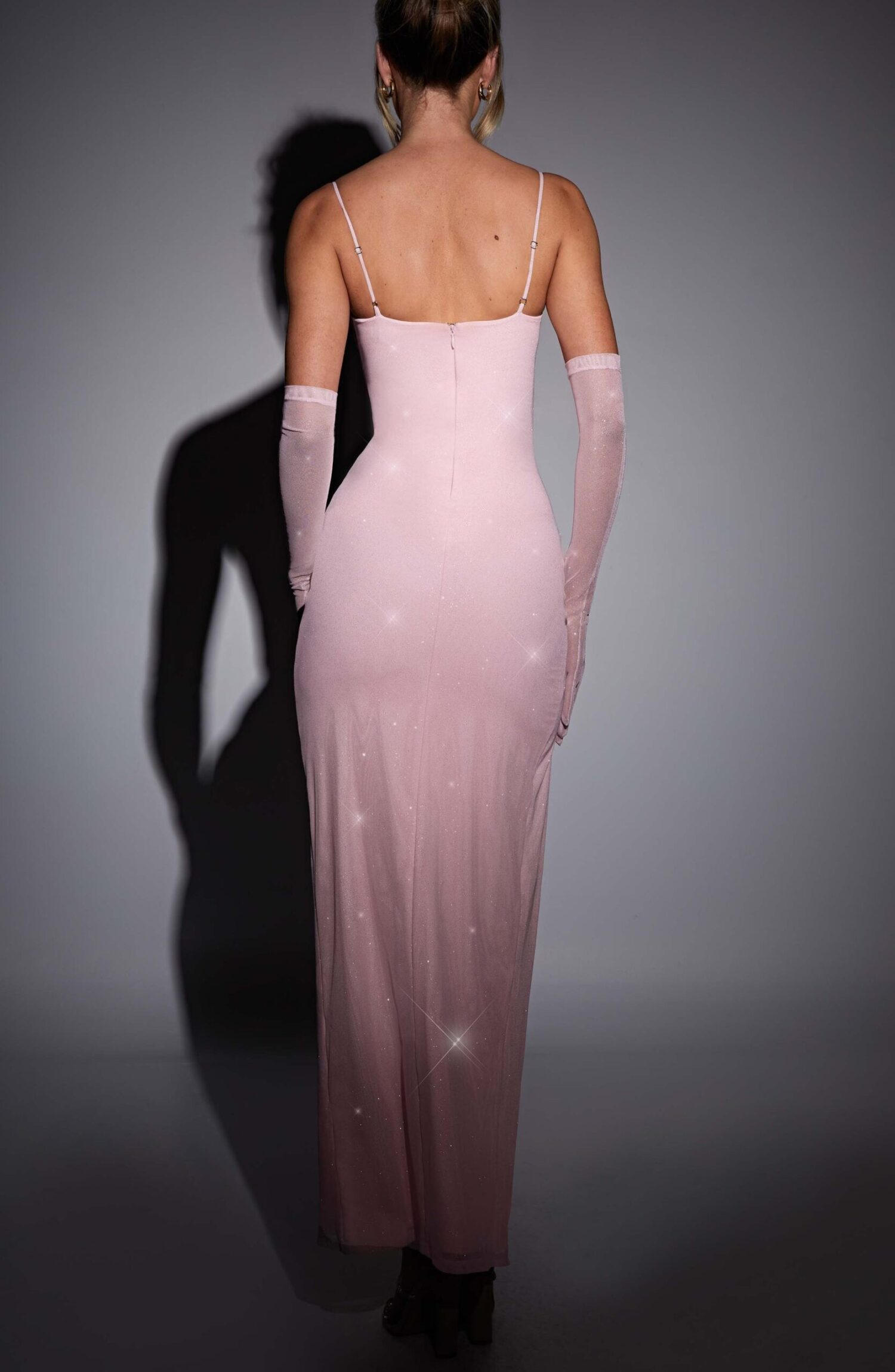 Trixie Maxi Dress Pink Sparkle - Image 3